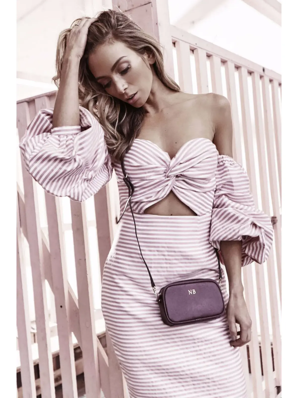 Asilio Candy Eyed Midi Dress Pink Size AU 10  - Image 2