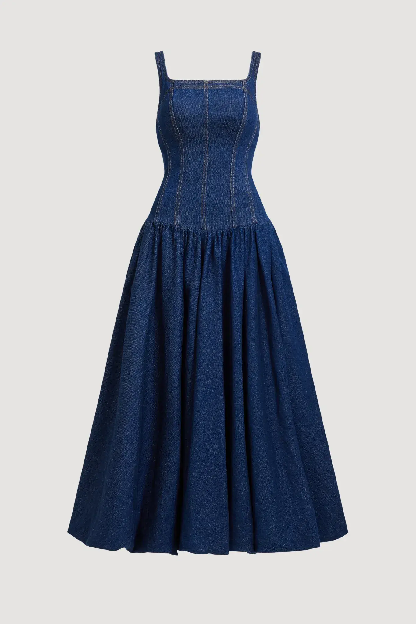 Aje Briar Denim Midi Dress size 8  - Image 3