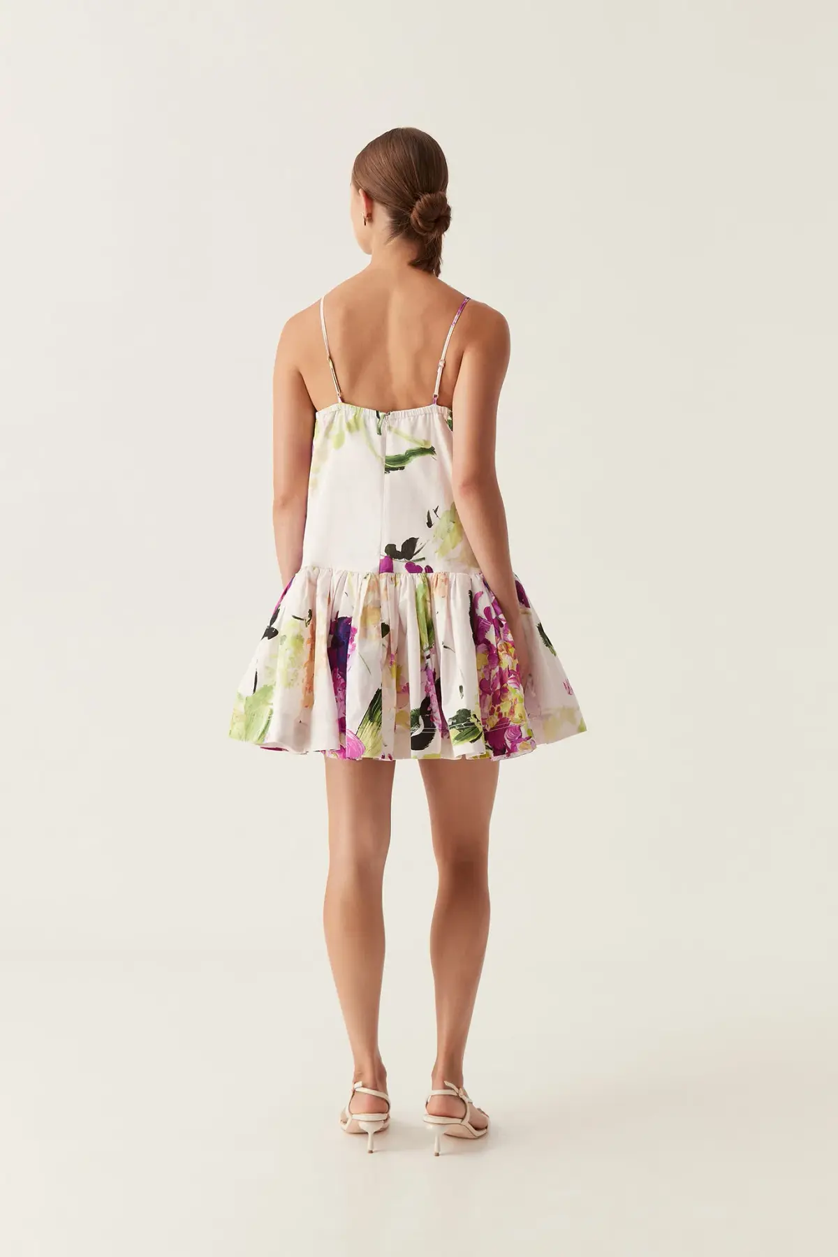 Aje Willow Sweetheart Mini Dress Wild Hydrangea Size AU 12 - Image 2