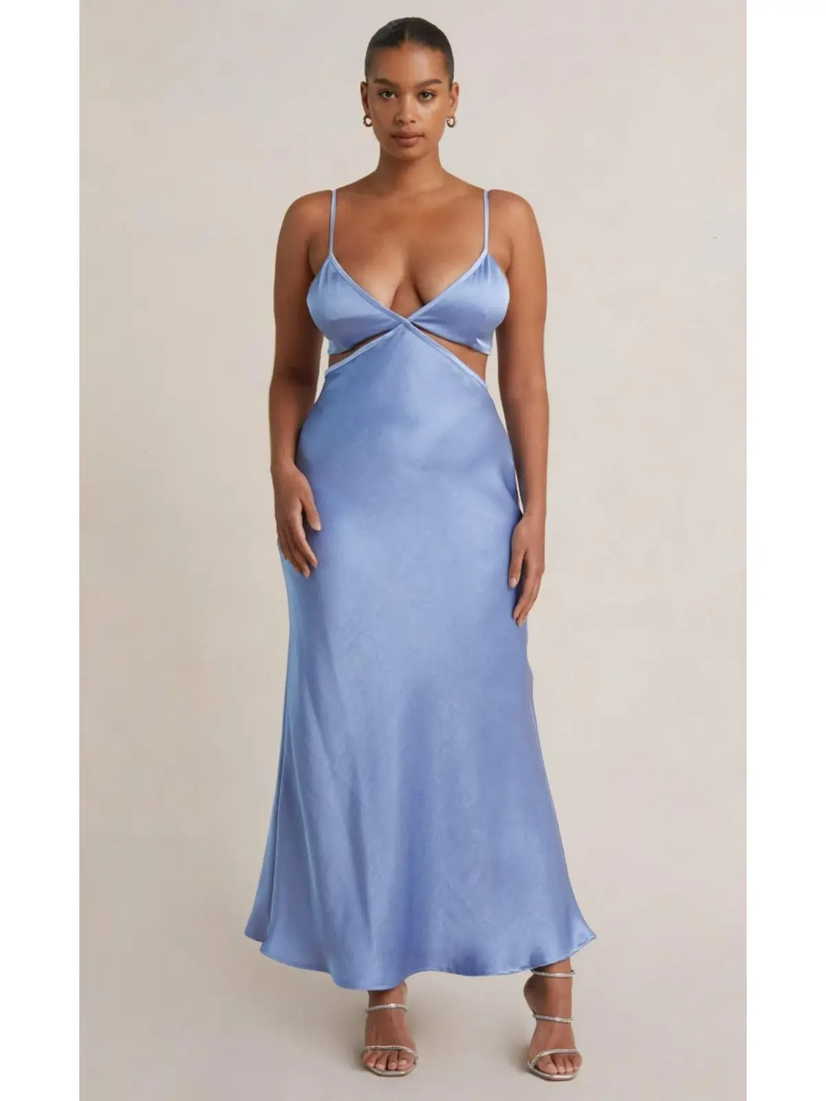 Bec & Bridge Veronique Maxi Dress Blue Size AU 8 - Image 1
