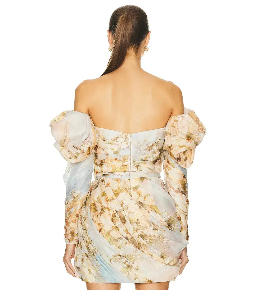 Zimmermann Luminosity Drape Mini Dress Size 0P / AU 6 - Image 6
