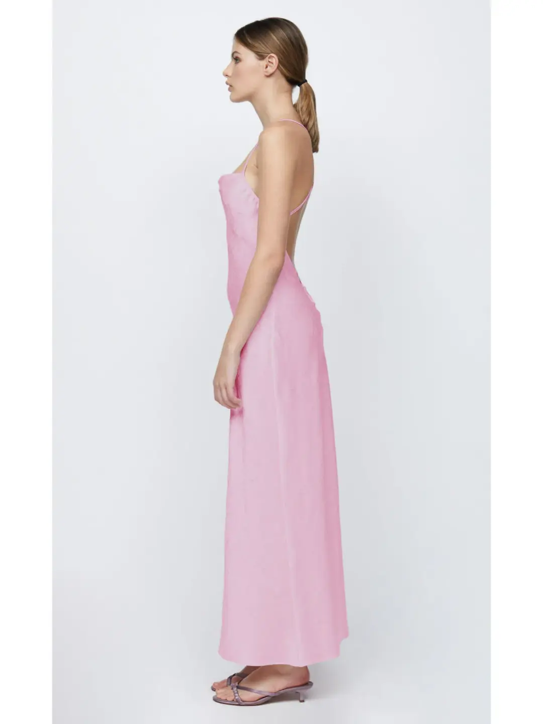 Bec & Bridge Carolina Maxi Dress Quartz Pink Size AU 10 for rent on The Volte - main image