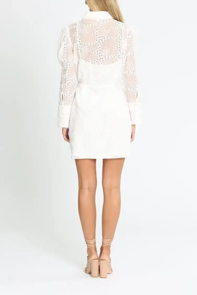 Pasduchas Parlour Dress in Ivory Size 14 for rent on The Volte - main image