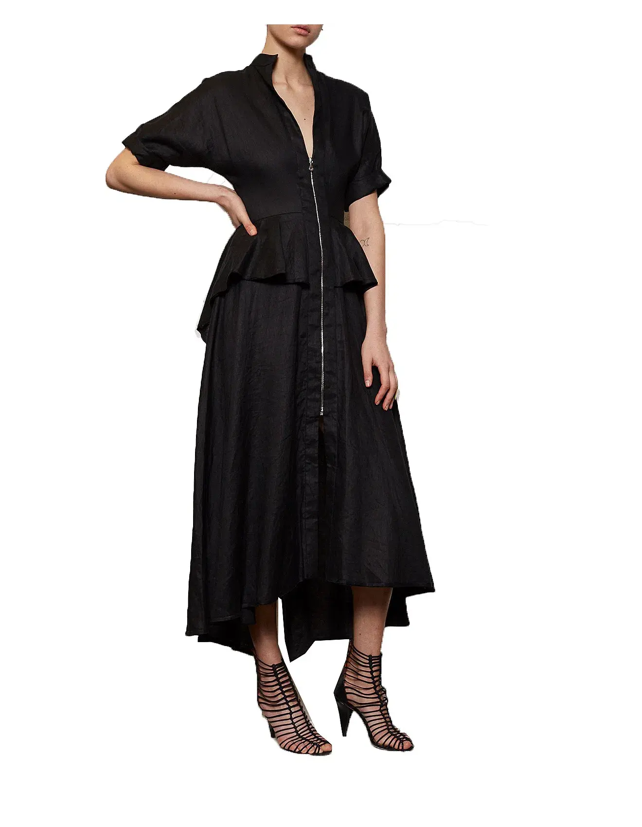 KITX Anthropocene Two Way Dress in Black Size 8 - Image 4
