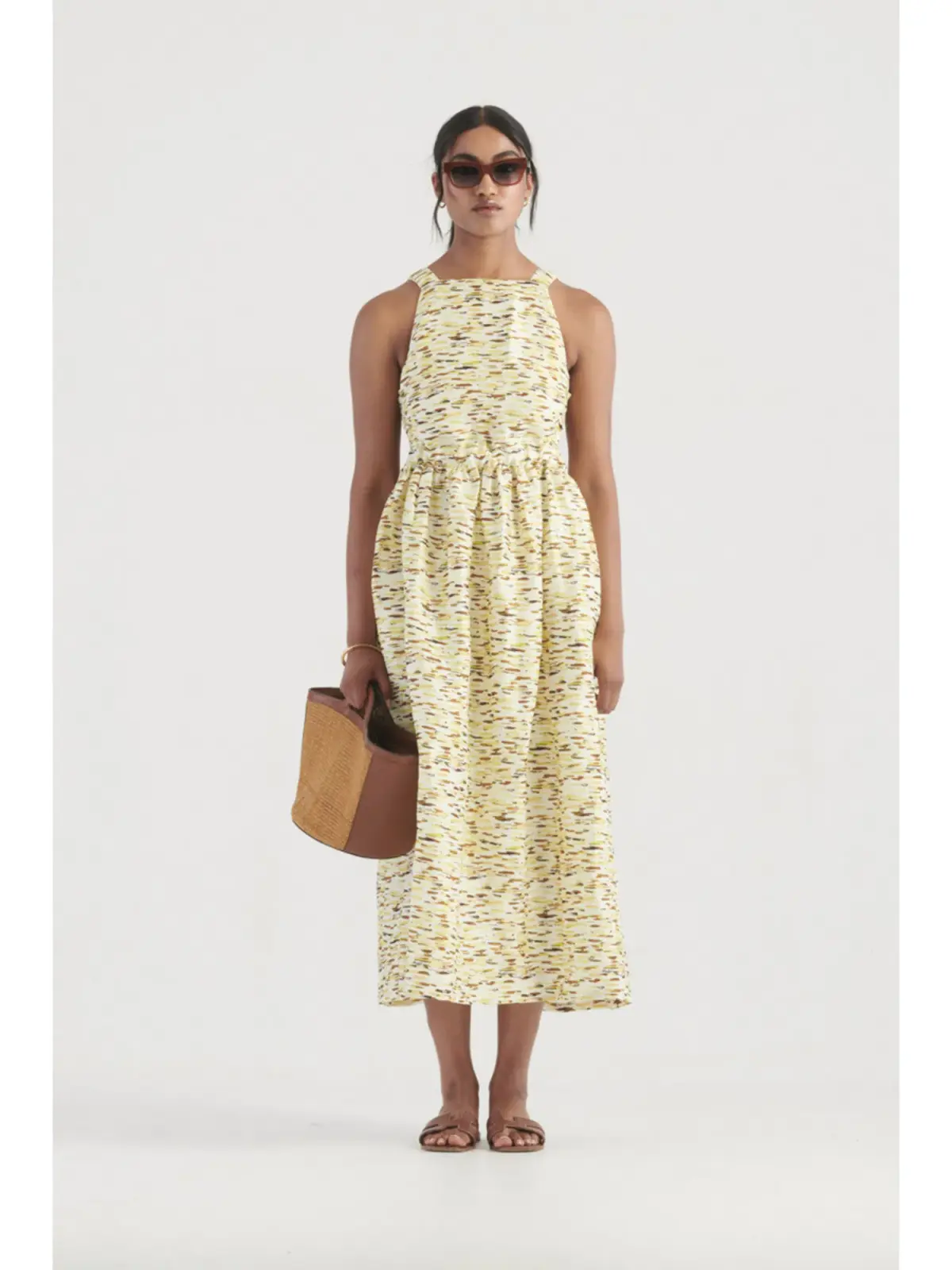 Elka Collective Mari Top And Skirt Set Citrus Print Size AU 10  - Image 1