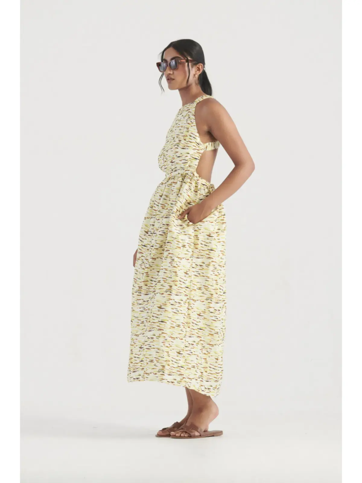 Elka Collective Mari Top And Skirt Set Citrus Print Size AU 10  - Image 2