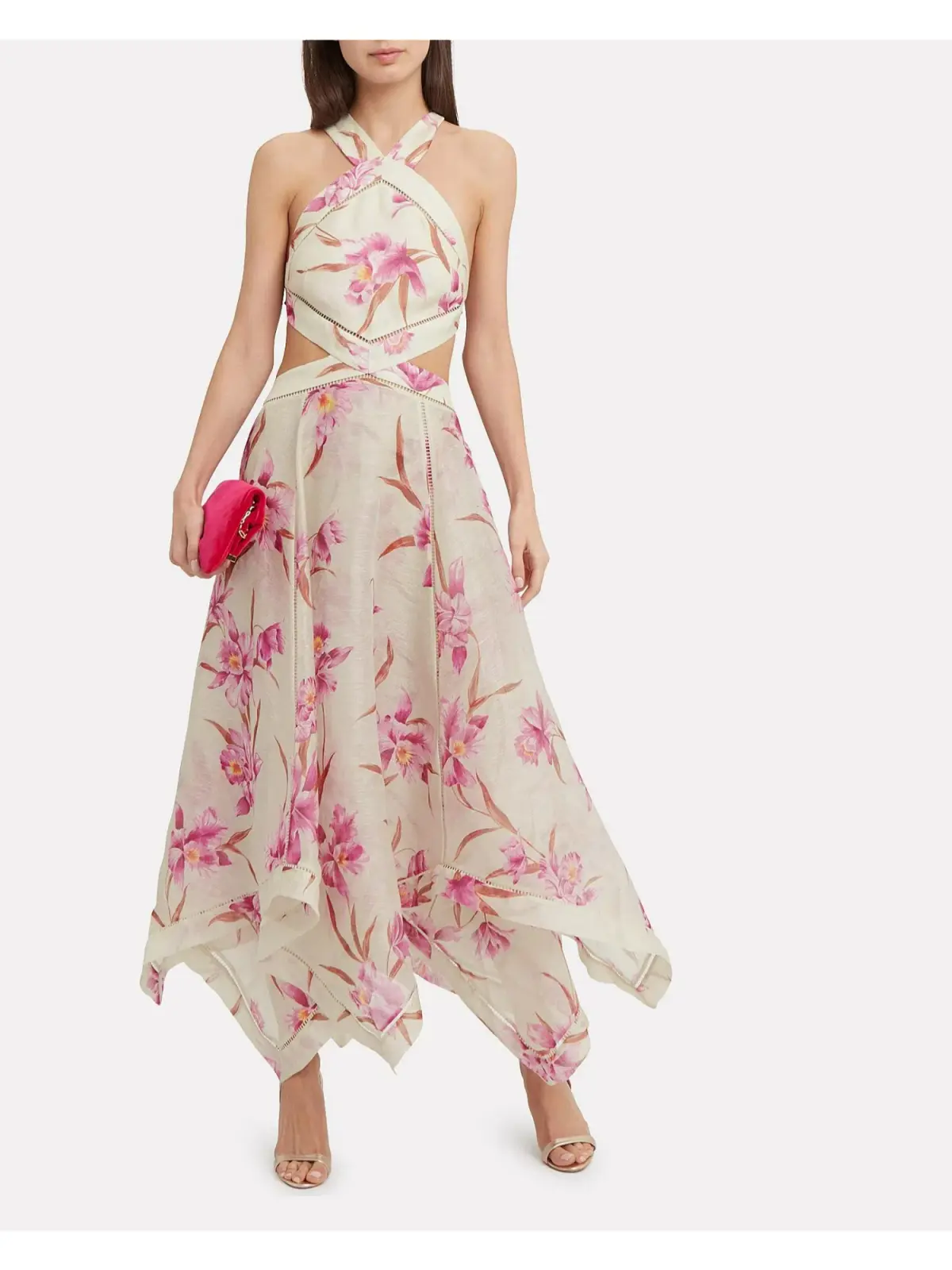 Zimmermann Corsage Halter Dress Floral Size 1 / AU 8 - Image 1