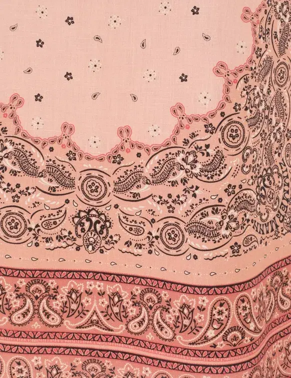 Zimmermann Matchmaker Frilled Midi Pink Bandana Size 3 / AU 14 - Image 4