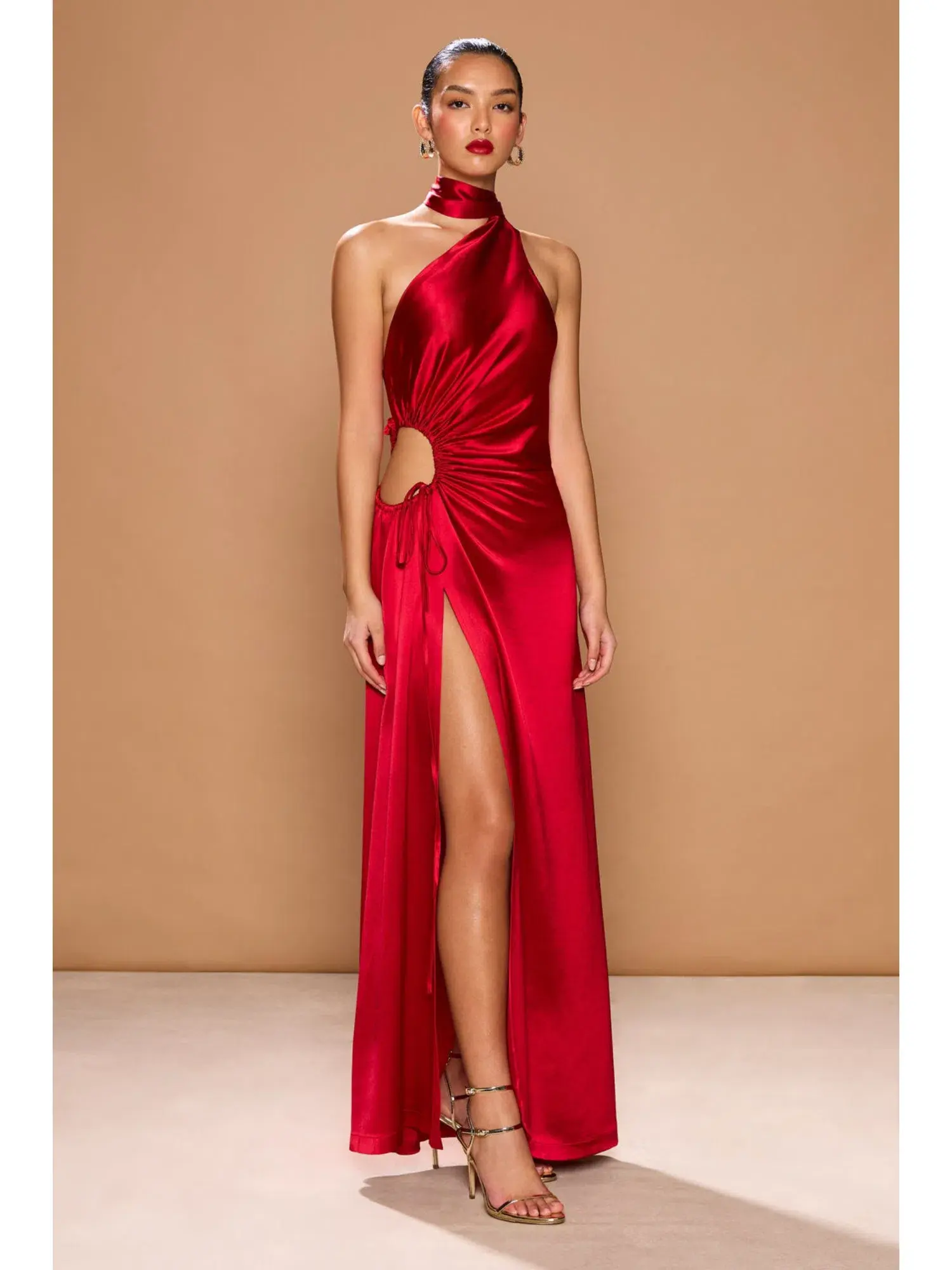 Sonya Moda Alia Maxi Dress Red Size AU 8 - Image 1