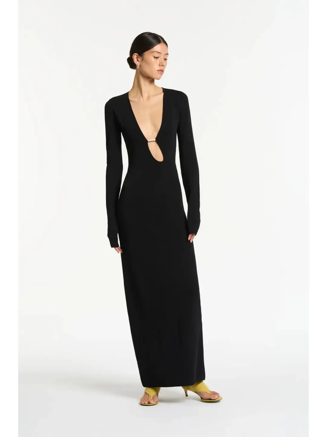 Sir the Label Kinetic Dress in Black Size AU 10 for rent on The Volte - main image