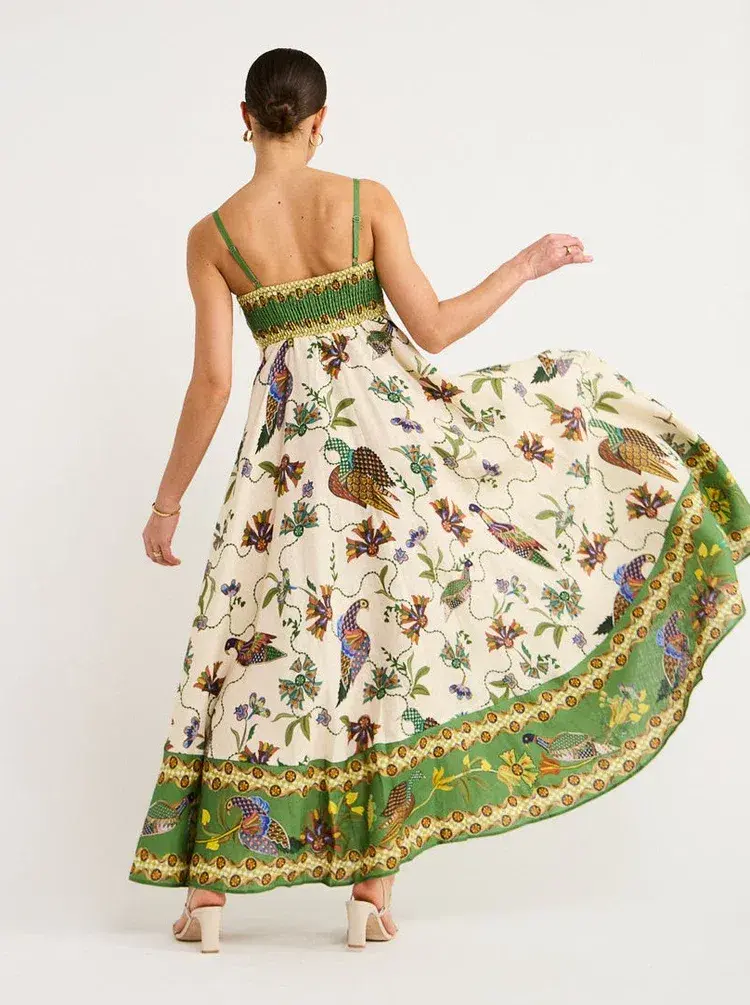 Alemais Birdie Sundress In Multi Size AU 8 for rent on The Volte - main image