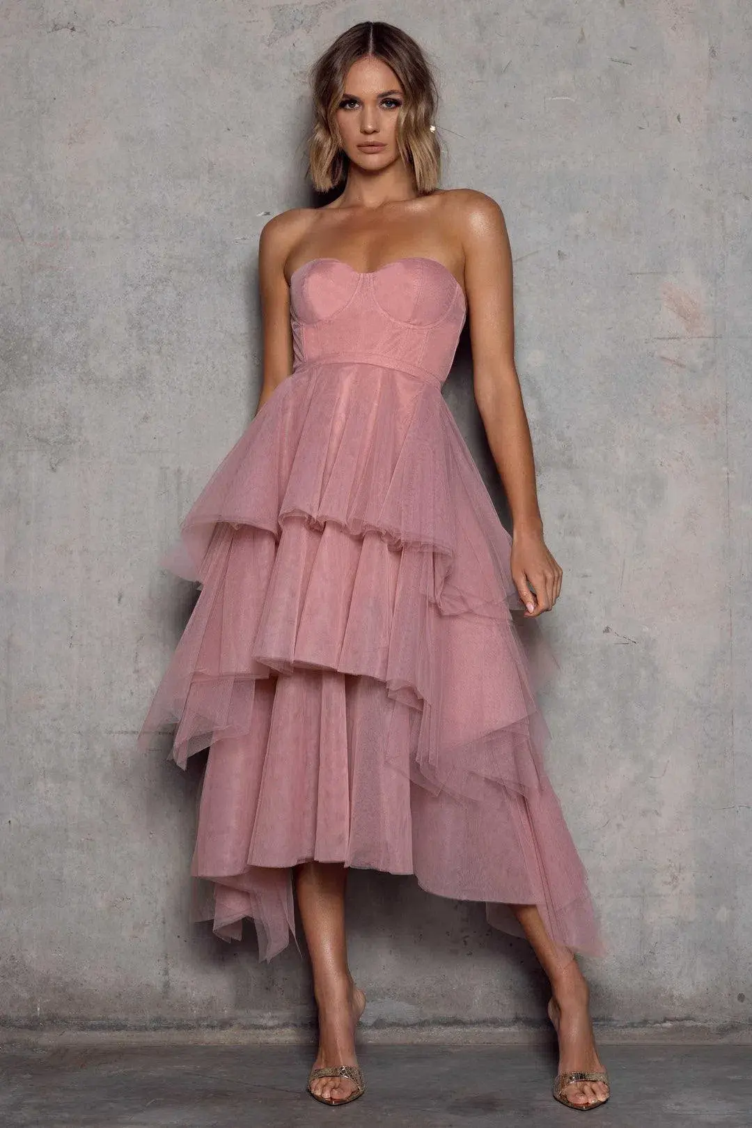 Elle Zeitoune Mason Rose Dress Pink Size 12 - Image 1