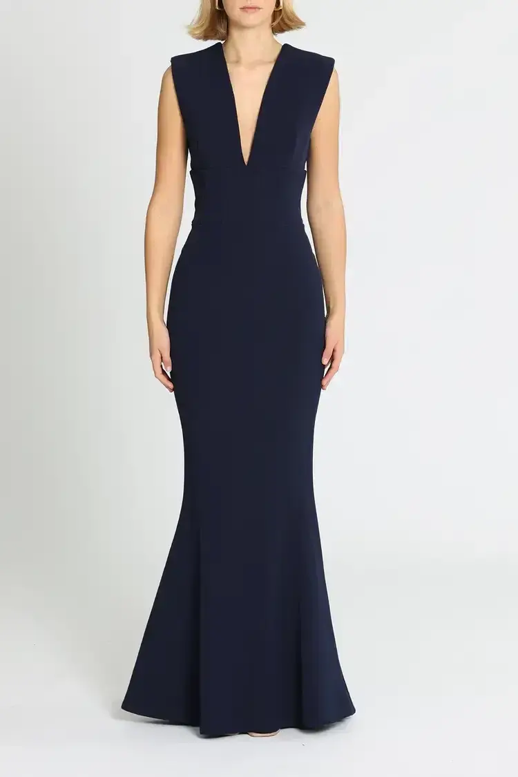 Rebecca Vallance Mimosa Gown in Blue Size 8 - Image 1