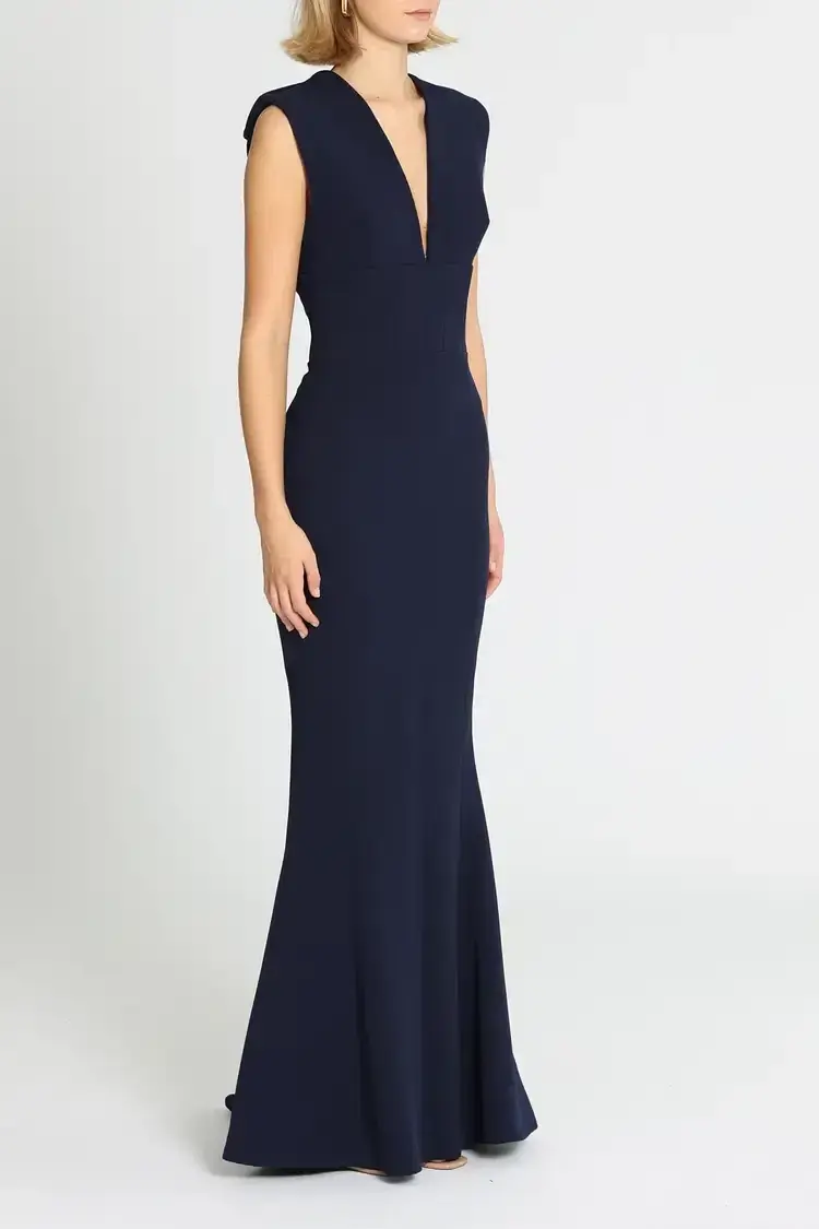 Rebecca Vallance Mimosa Gown in Blue Size 8 - Image 2