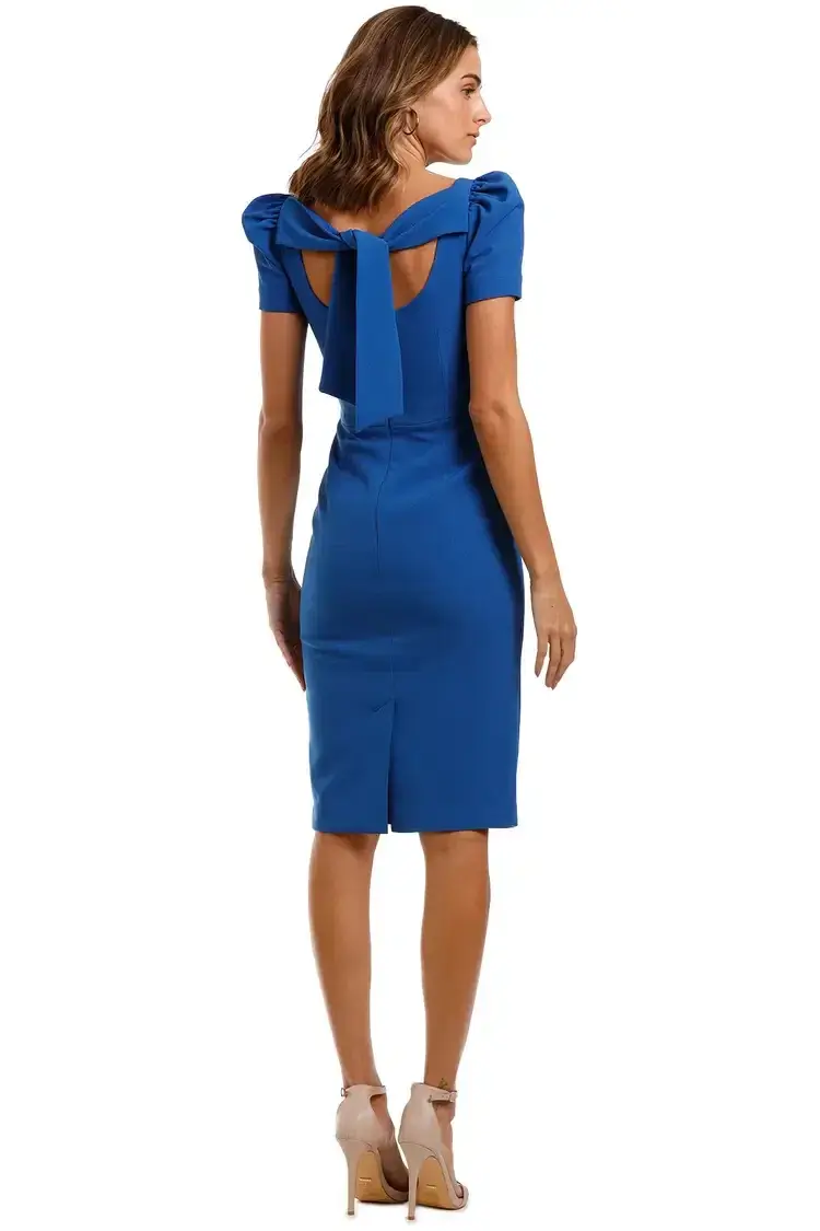 Rebecca Vallance Poppy Dress in Cobalt Size 8 - Image 3