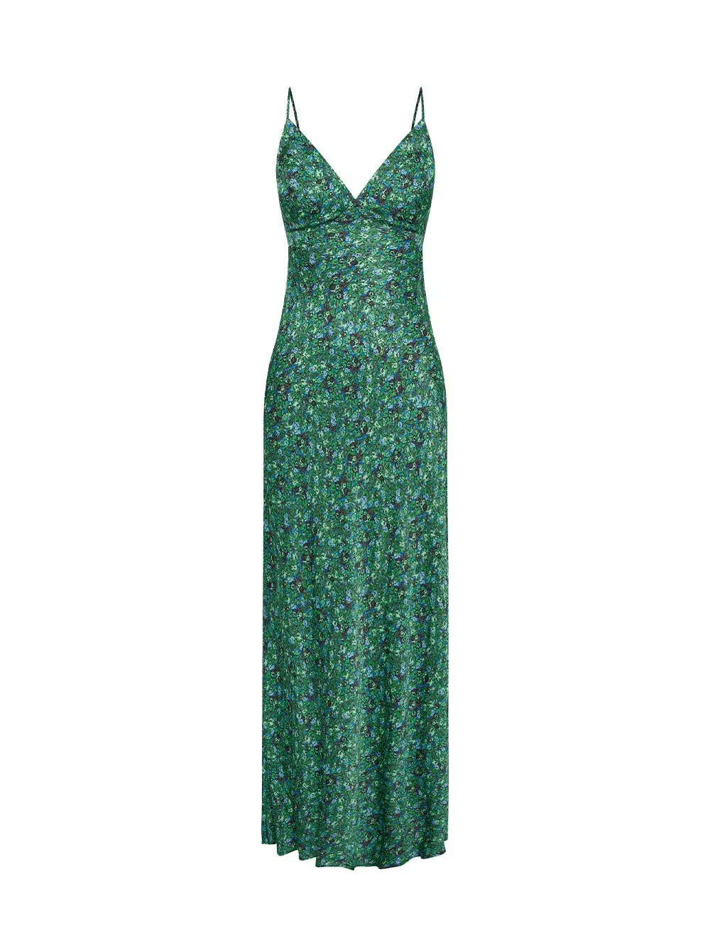 Kivari Acacia Slip Dress Green Ditsy Size 10 - Image 6