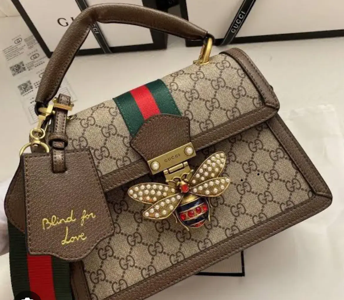 Gucci Queen Margot Bee Clasp Bag - Image 1