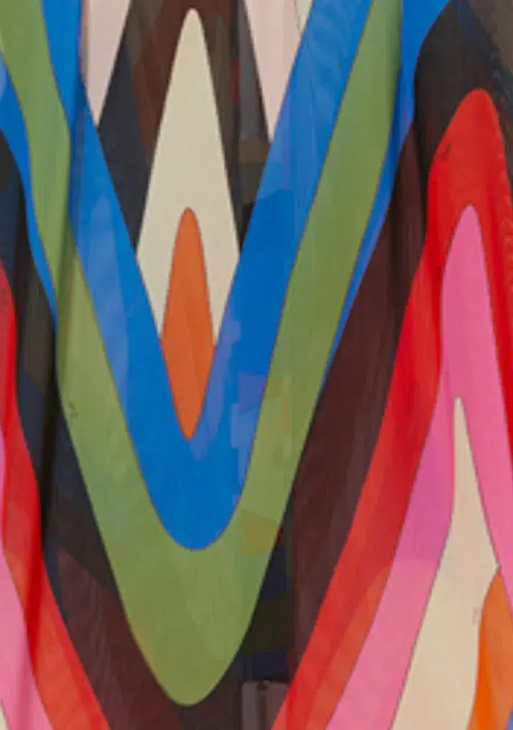 Emilio Pucci Printed Maxi Dress Multi Size S/Au 8 - Image 6