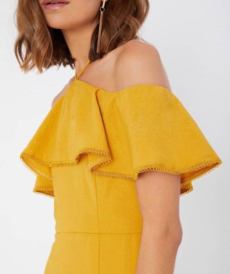 Calli Alana Halter Neck Mini Dress - Image 4