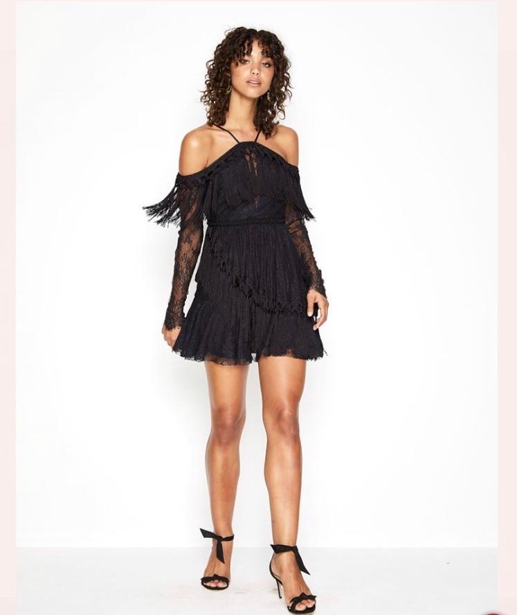 Alice McCALL Dress Black 6 - Image 1