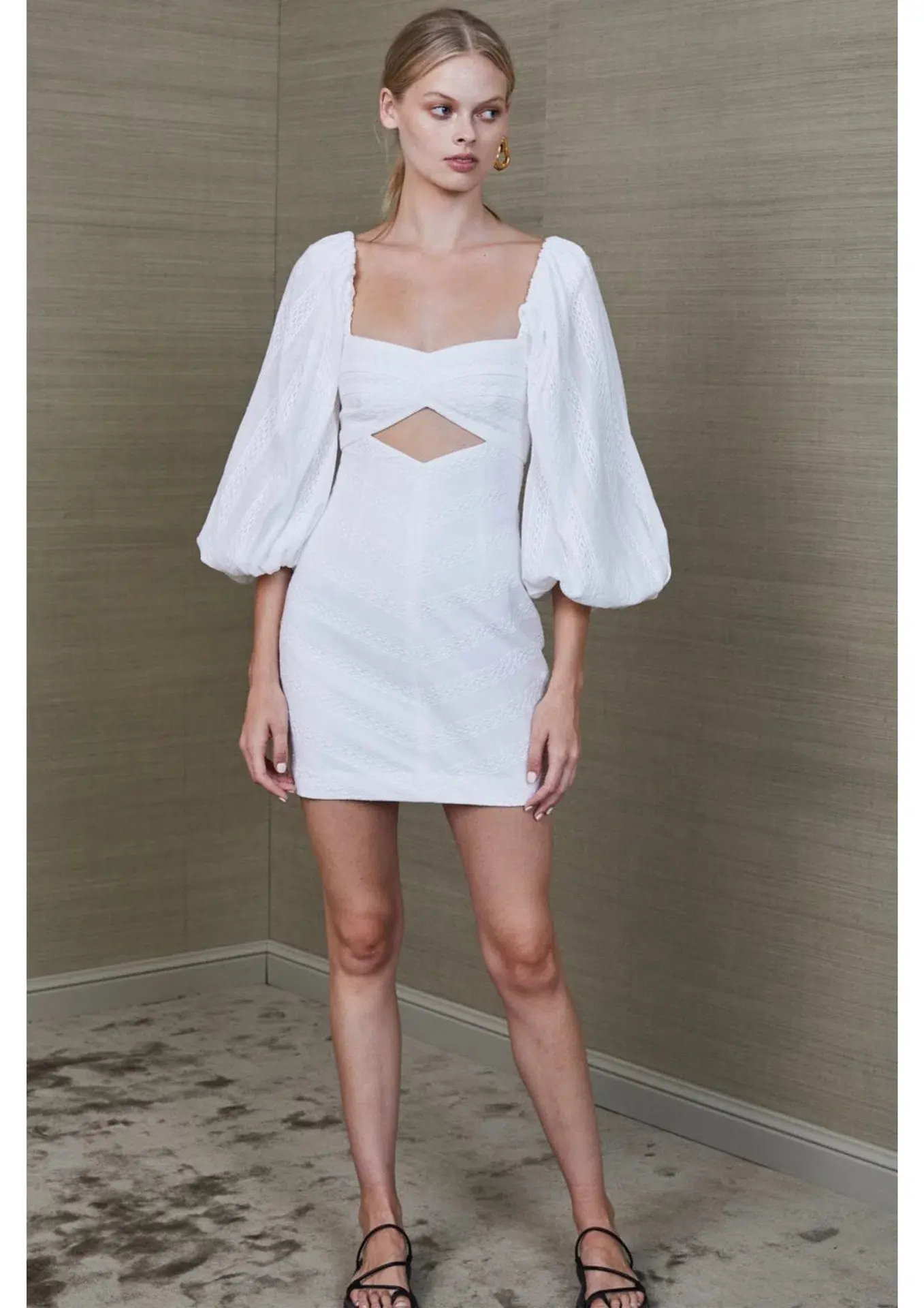 Bec & Bridge Romantique Mini Dress White Size S / AU 8 - Image 1