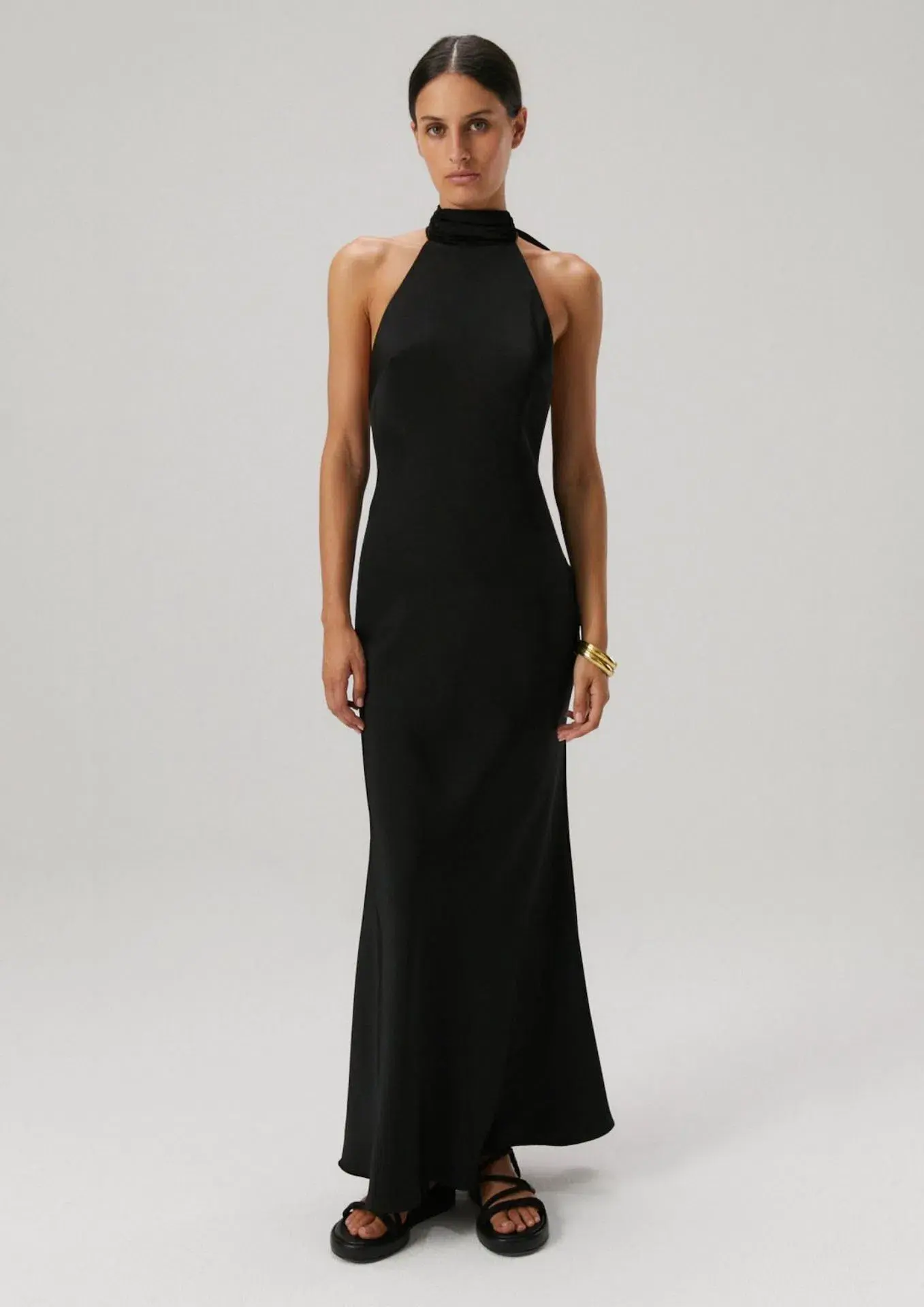 Misha Evianna Gown Black Size 8/S - Image 1
