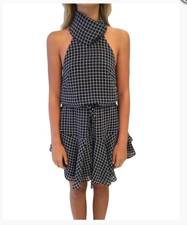 Shona Joy La Niña High Neck Drawstring Dress - Image 2
