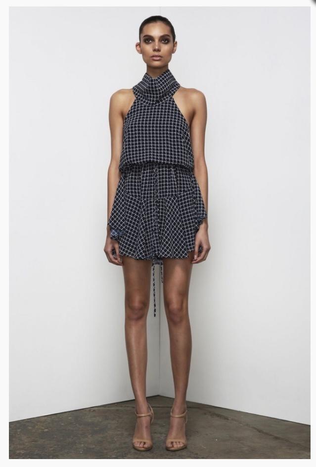 Shona Joy La Niña High Neck Drawstring Dress - Image 4