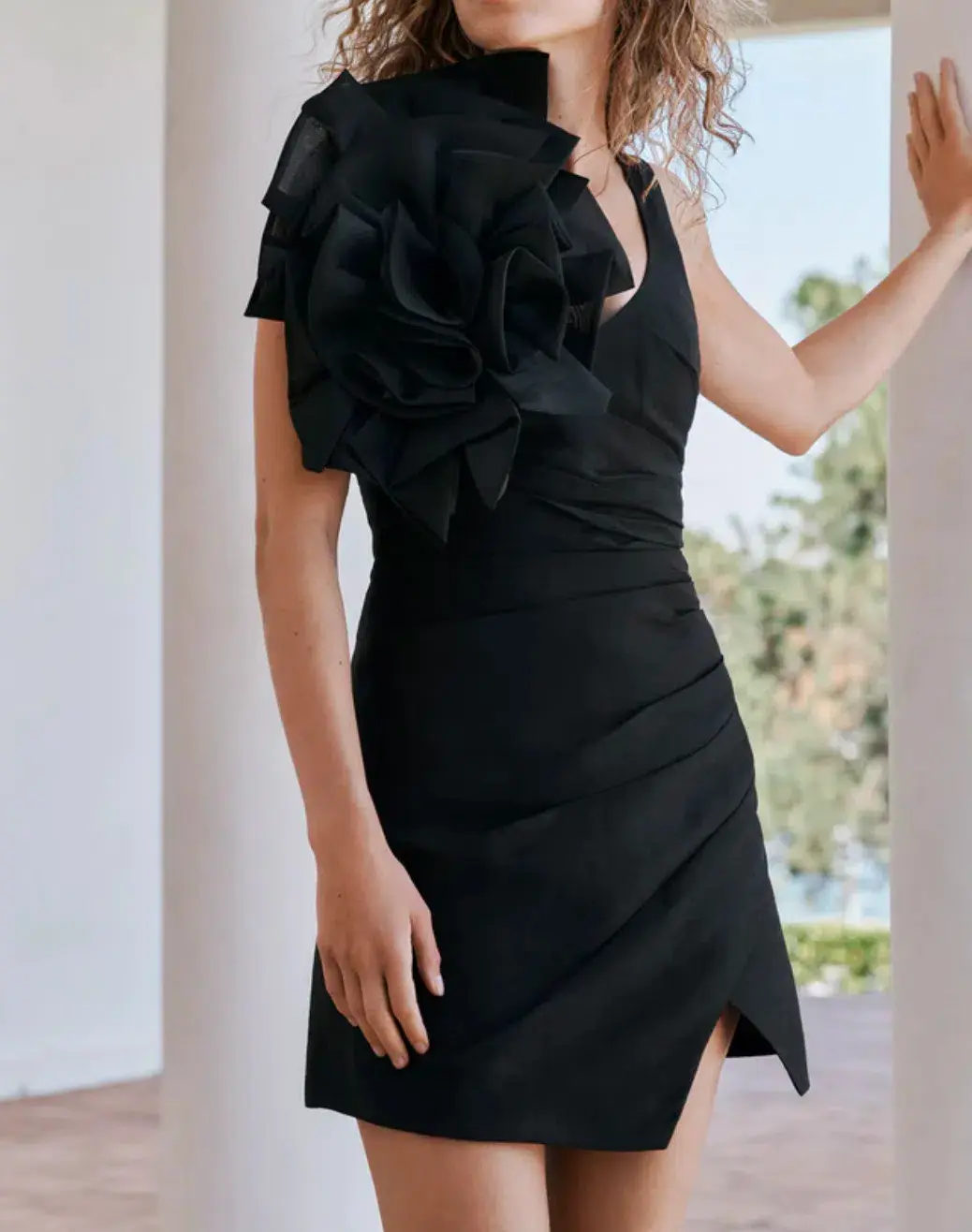 Aje Energy Mini Dress in Black Size 6 - Image 5