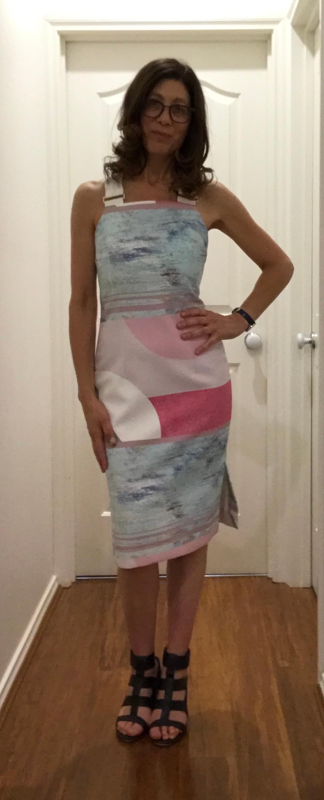 Ministry of Style Geo Pop Pencil Dress - Image 2