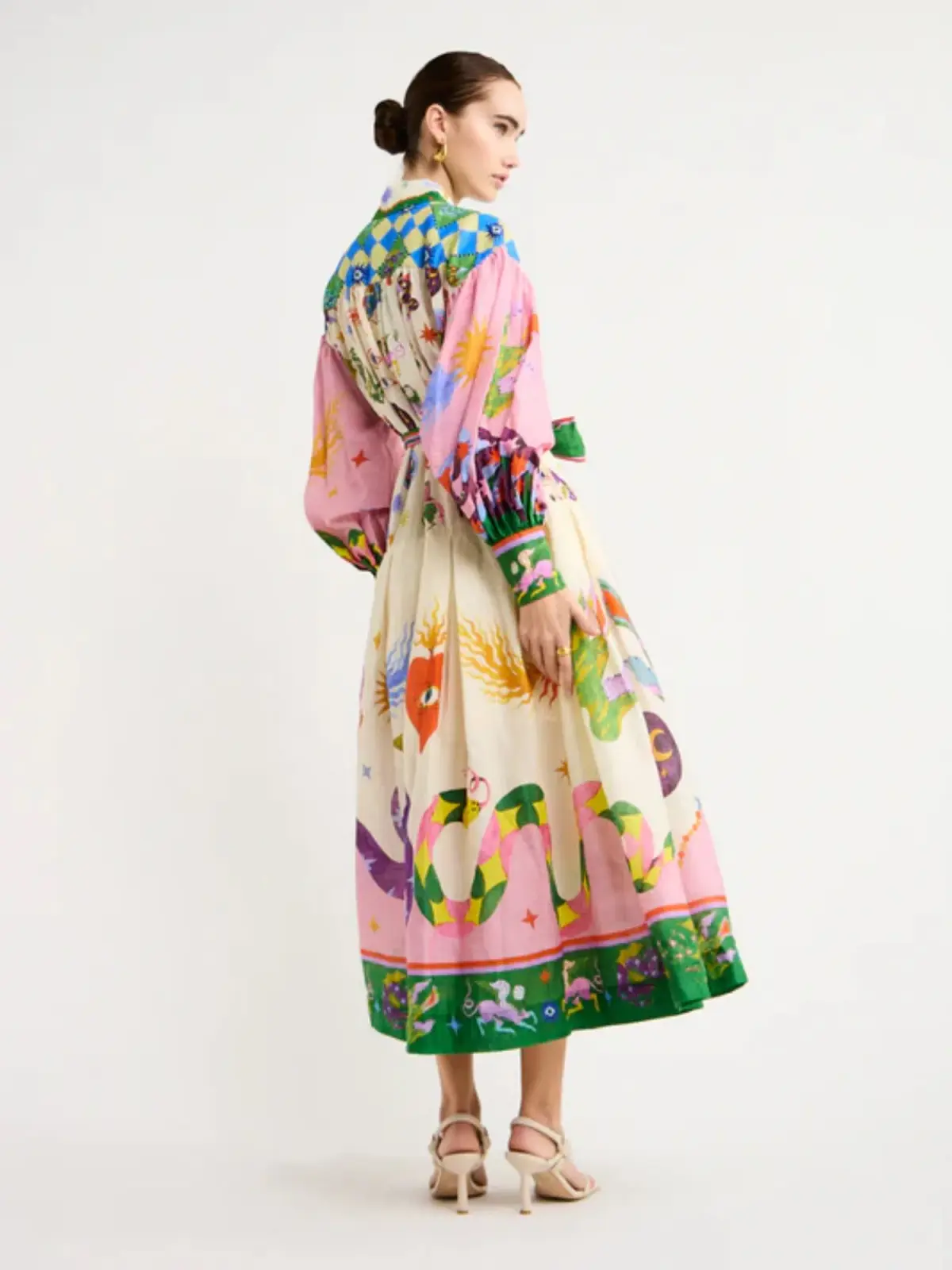 Alemais Seeker Shirt Dress Print Size AU 6 - Image 2
