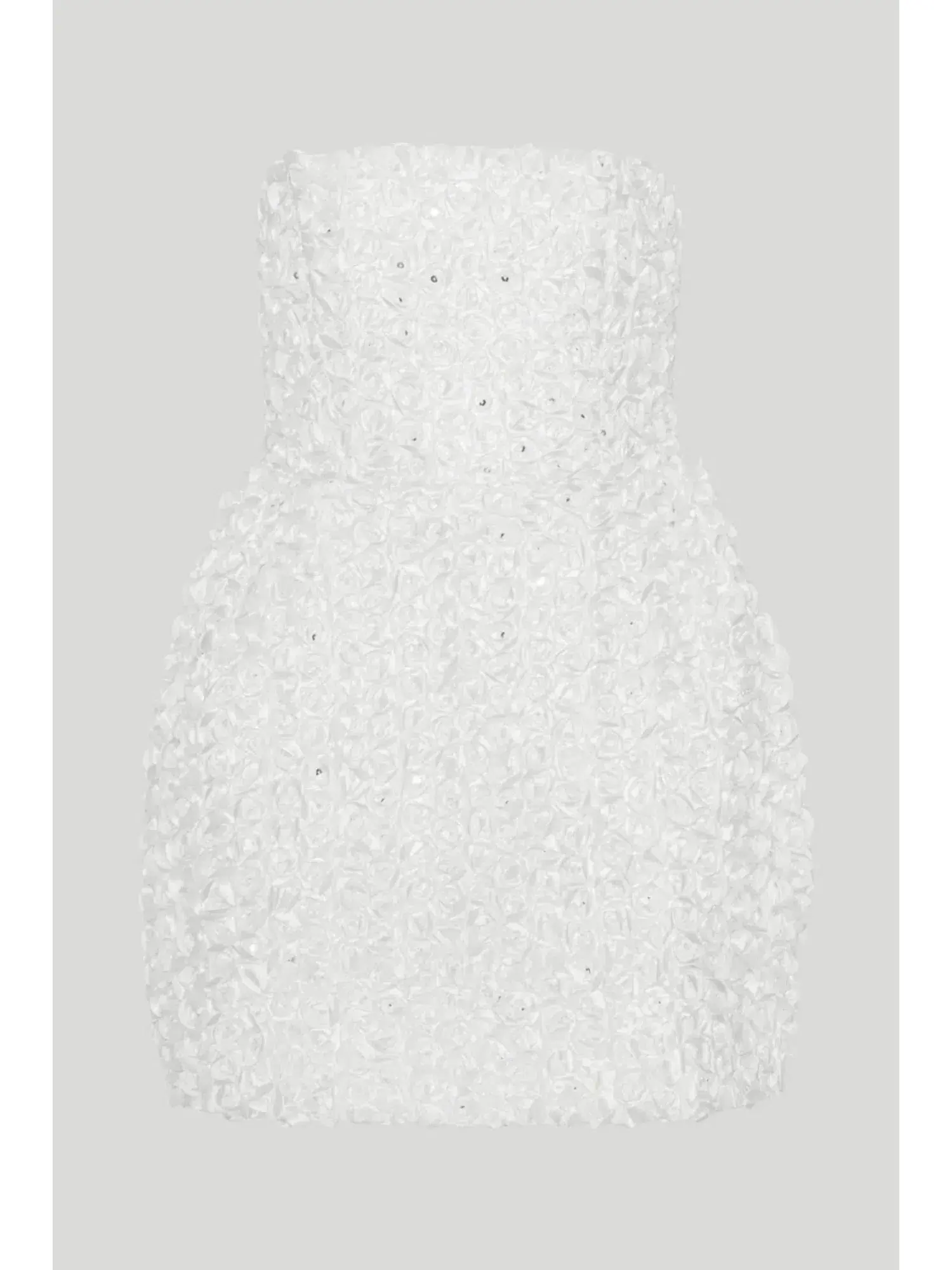Rotate Birger Christensen 3D Flower Mini Dress White Size AU 8 - Image 4