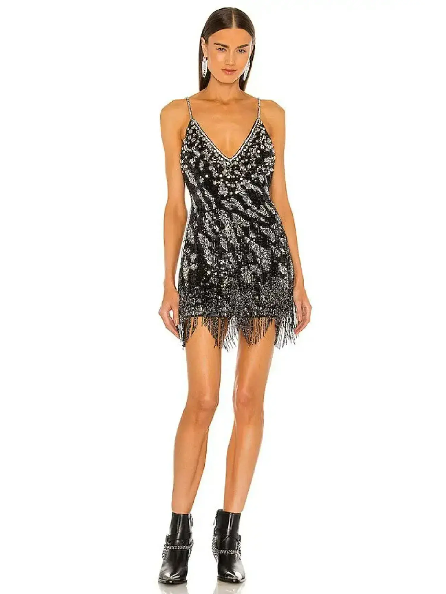 Dundas X Revolve Joan Embellished Mini Dress Size S / AU 8 - Image 1