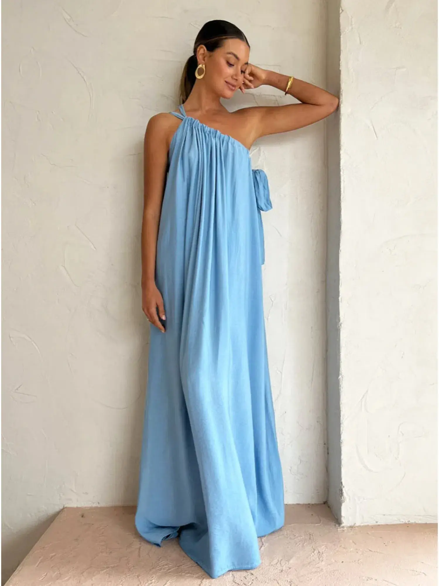 Tojha Lola Maxi Dress In Powder Blue Size XS / AU 6 - Image 1