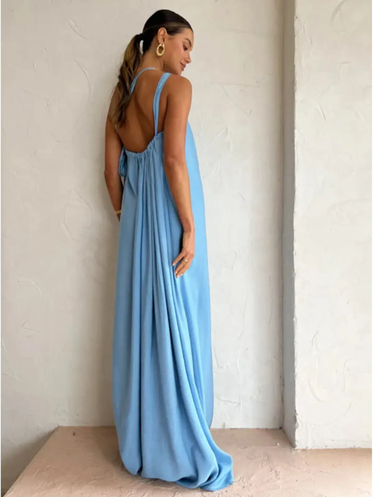 Tojha Lola Maxi Dress In Powder Blue Size XS / AU 6 - Image 2