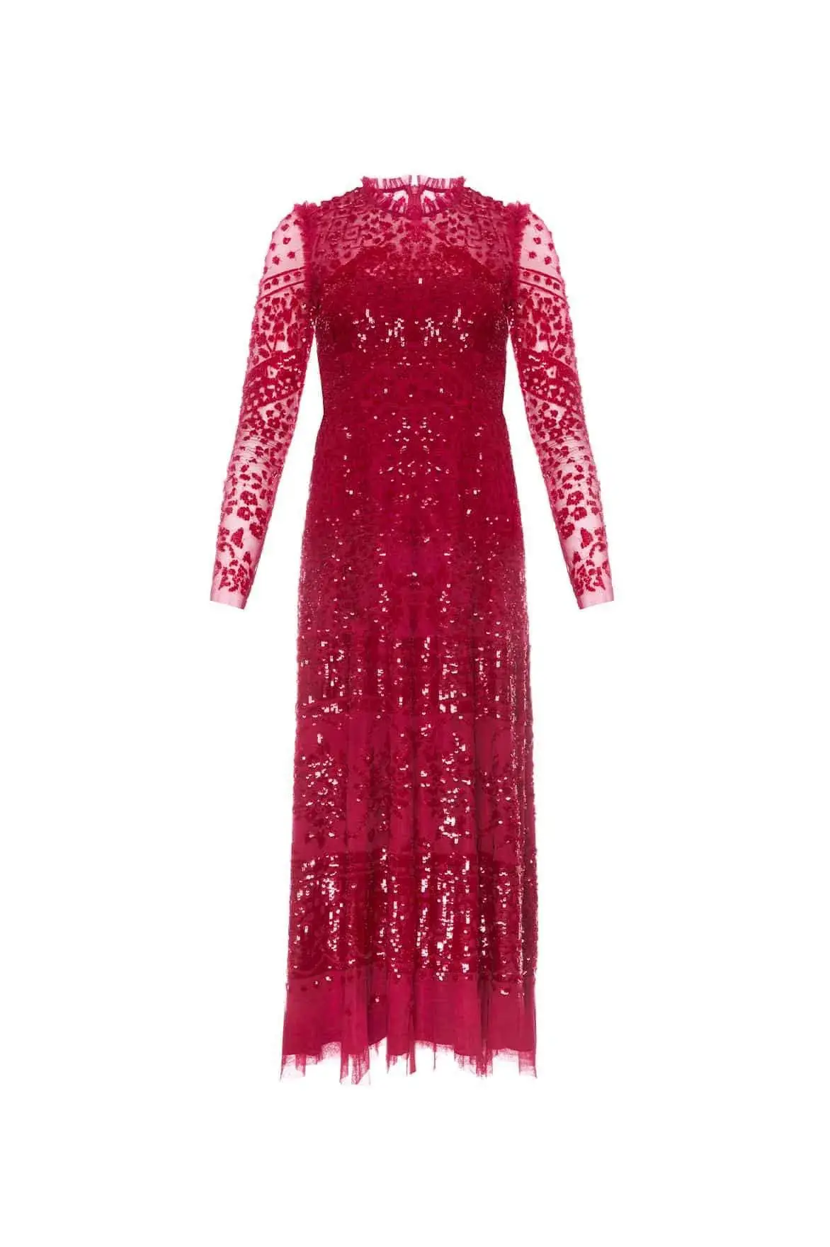 Needle and Thread Aurora Ballerina Dress Red Size 10 - Image 4