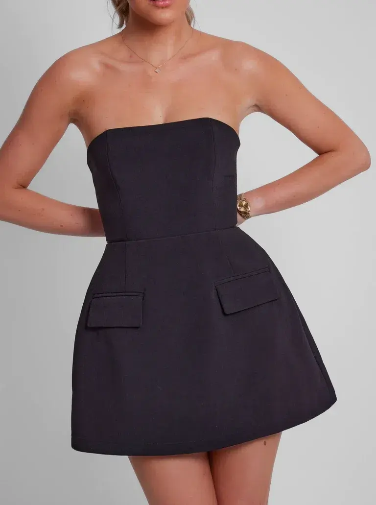 Odd Muse The Ultimate Muse Strapless Dress in Black Size 12 - Image 6