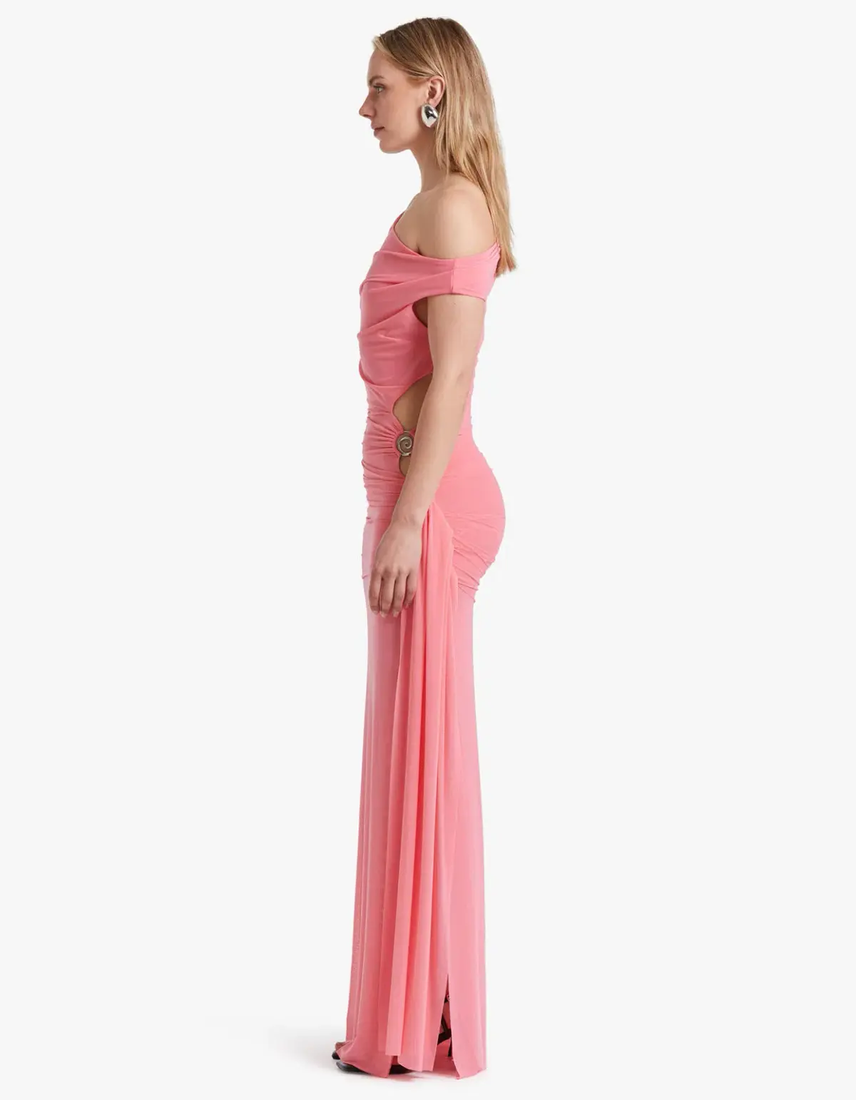 Bec and Bridge Kailani Asym Dress Pink Size 6 - Image 3