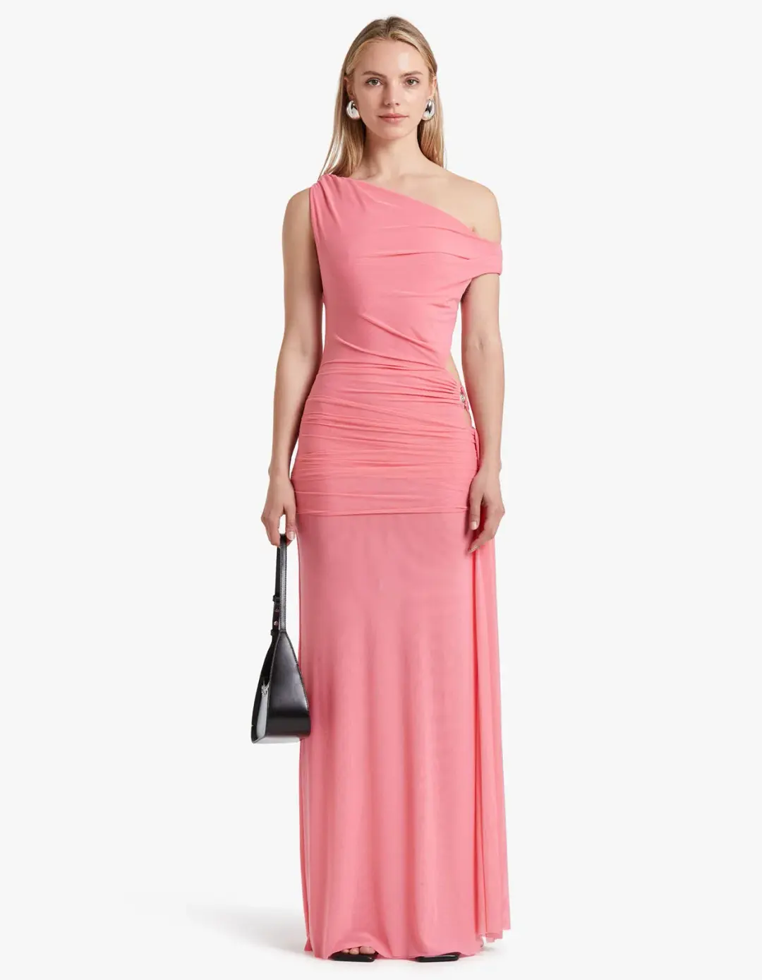 Bec and Bridge Kailani Asym Dress Pink Size 6 for rent on The Volte - main image