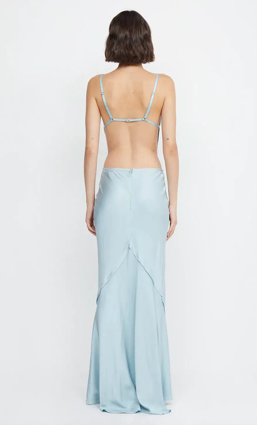 Bec & Bridge Diamond Days Strap Cropped Top & Evangeline Maxi Skirt Set Blue Size 8 / AU 8 - Image 4