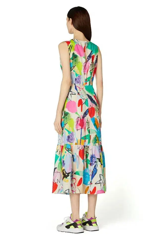 Gorman Flower in Fauve Dress Multi Size 14 - Image 3
