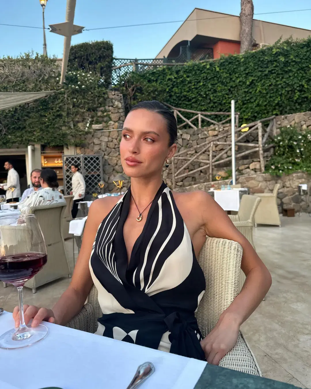 Sir The Label Realisme Wrap Mini Dress Papier Print Size 2 / AU 10 for rent on The Volte - main image