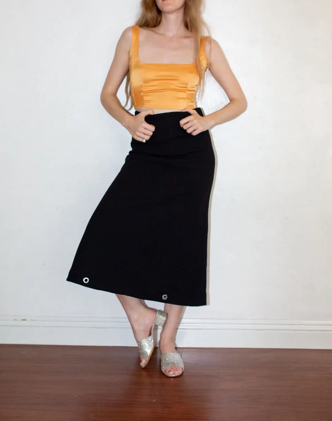 Paris Georgia Marnie Top & Trousers Set Marigold Size L / AU 12 for rent on The Volte - main image