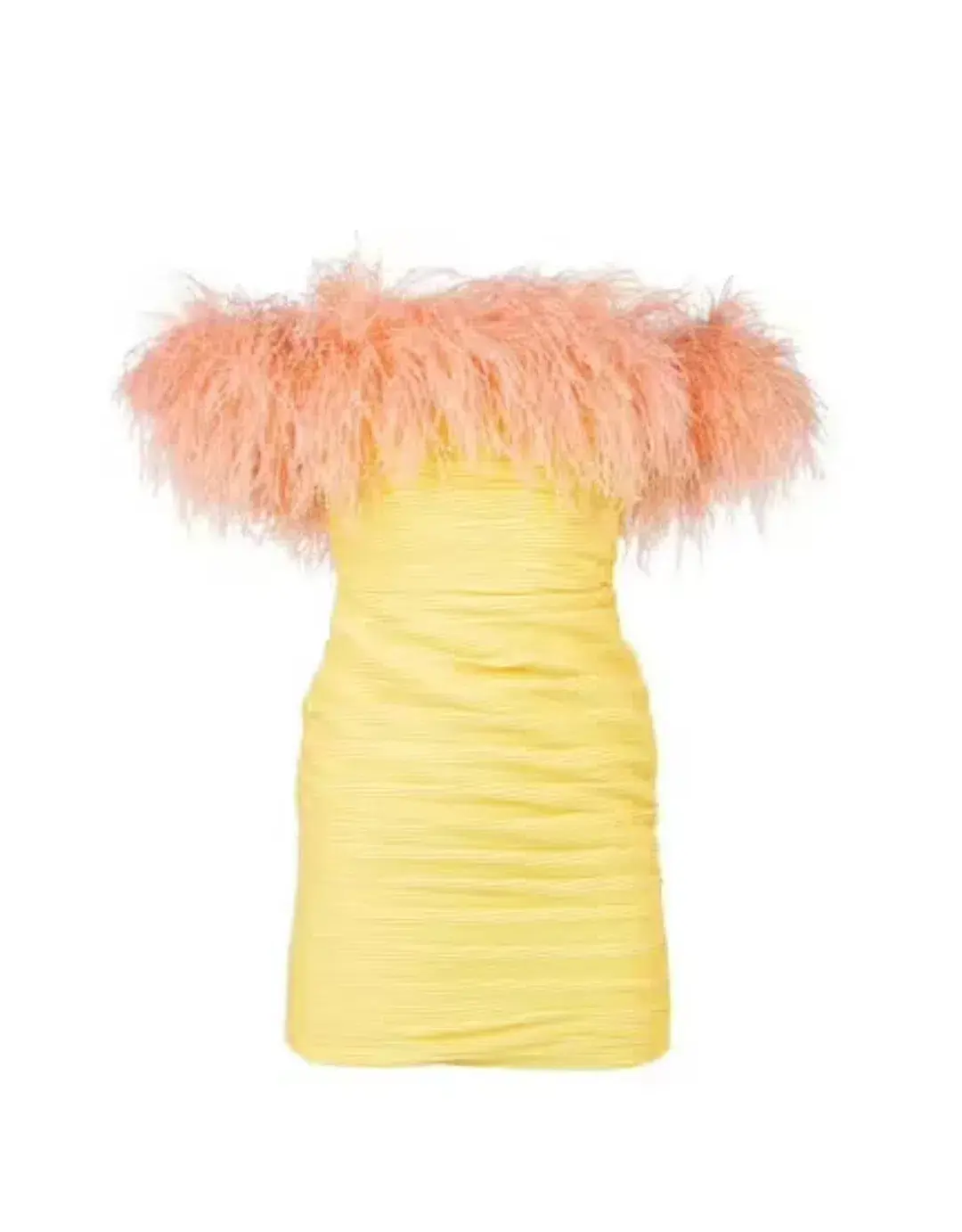 Rachel Gilbert Zion Mini Dress Yellow Size 4/AU14  - Image 4
