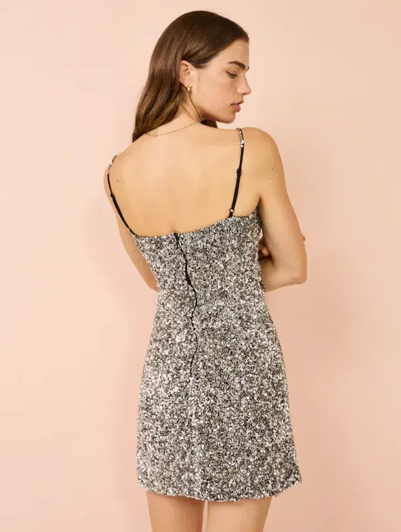 Rachel Gilbert Corrie Mini In Silver Size 8 - Image 3