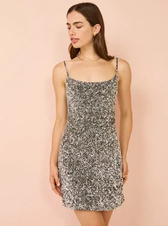 Rachel Gilbert Corrie Mini In Silver Size 8 - Image 2