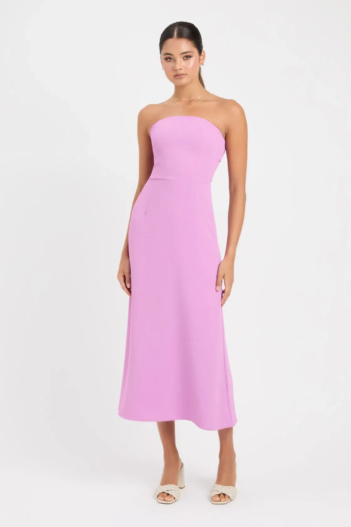 Kookai Alpha Strapless Dress Purple Size XS/6 - Image 1
