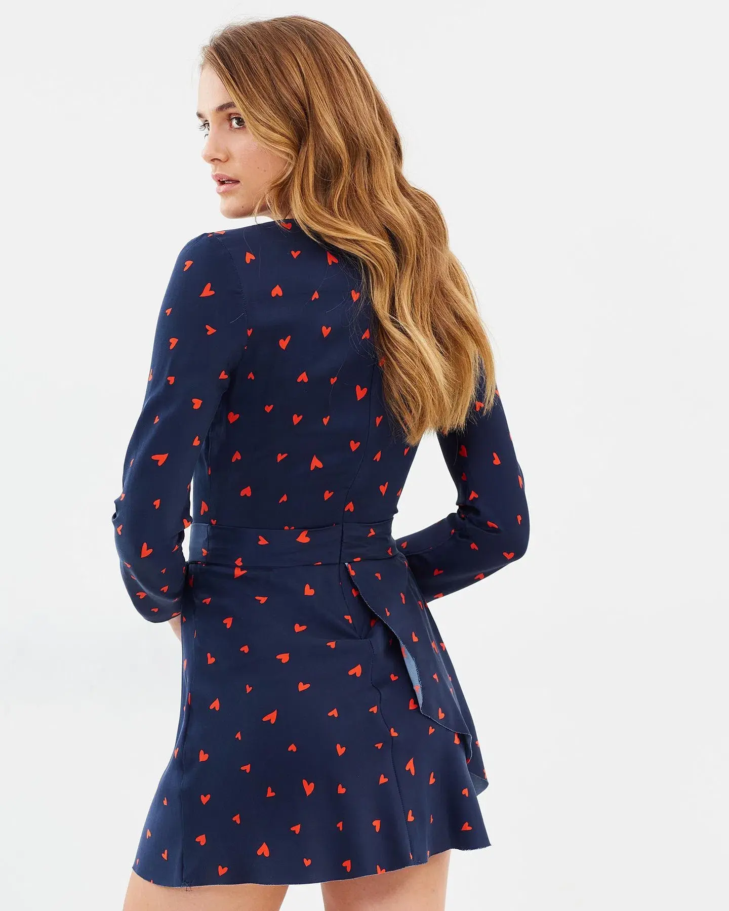 Bec & Bridge Love Spell Mini Dress Navy Red Size 10 - Image 8