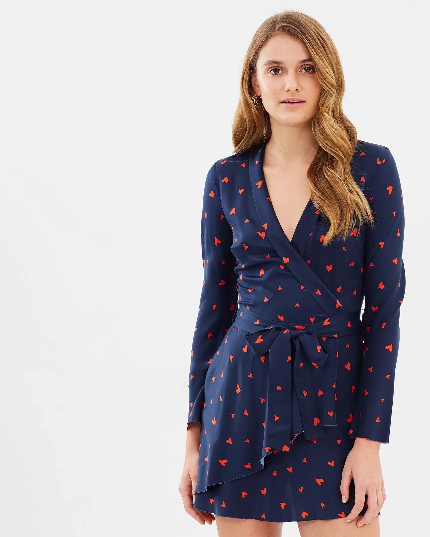Bec & Bridge Love Spell Mini Dress Navy Red Size 10 - Image 2