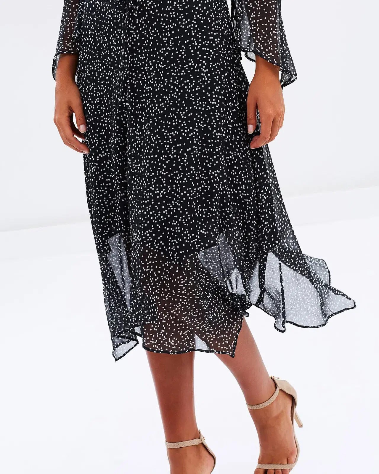 Bec & Bridge Stargazer Midi Dress Black Size 10 - Image 4
